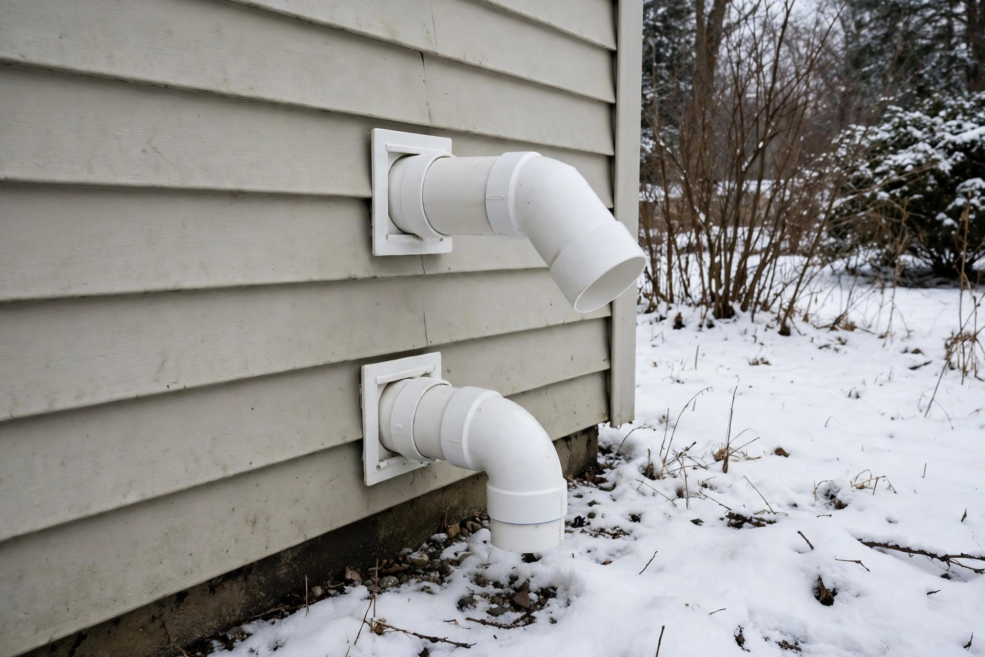 Gas furnace unit in a residential basement in Laurel, Delaware